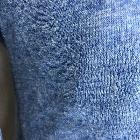 Majestic Filatures blue linen silk blend button front jacket size 3 or Medium - Picture 7 of 14